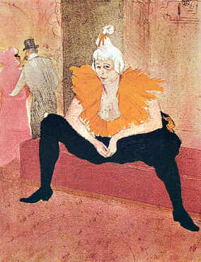  Henri  Toulouse-Lautrec Seated Clown